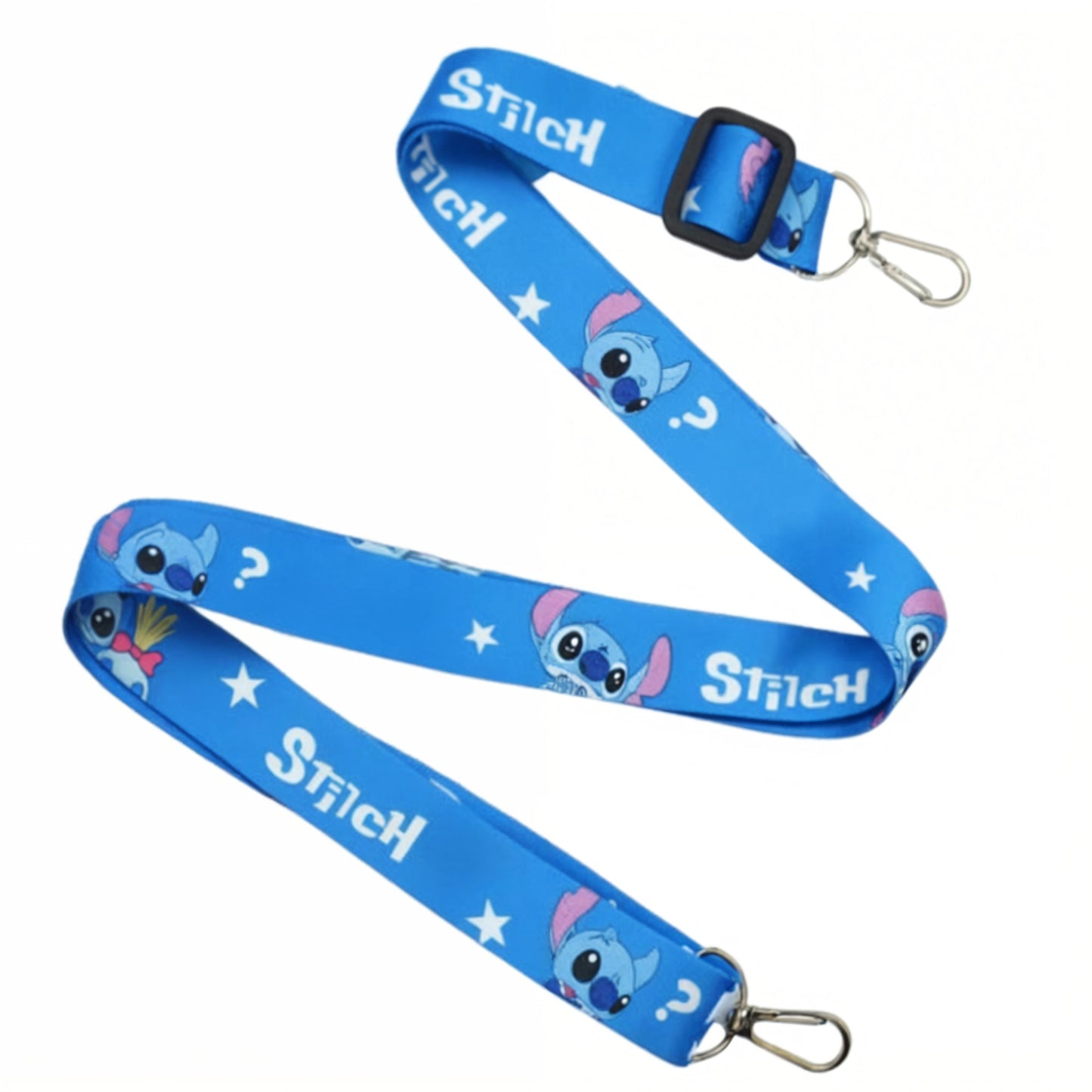Bolsa Infantil Stitch / Transversal Silicone Carteira c/ Alça - Azul / Rosa