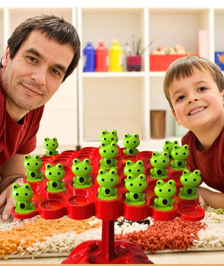 Jogo Tabuleiro Infantil - Árvore Equilíbrio dos Sapos