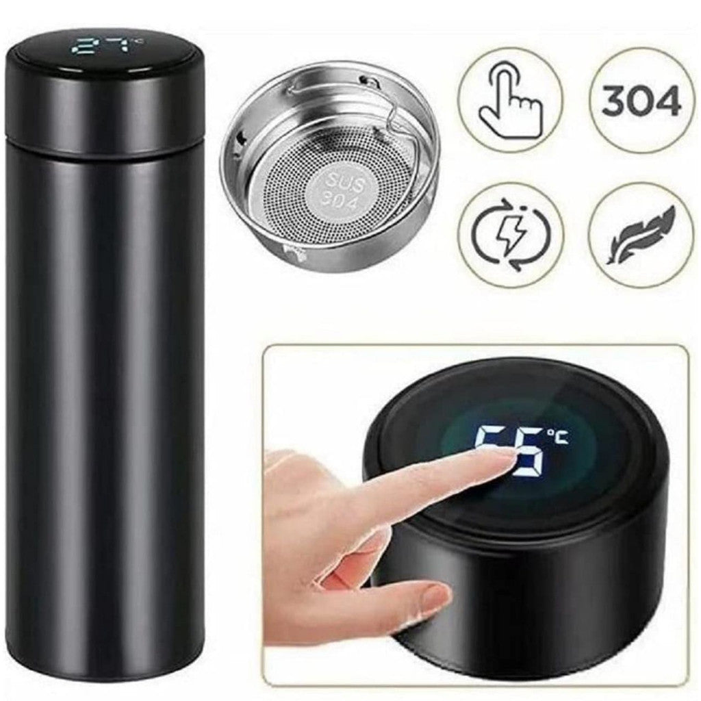 Garrafa Térmica Inox com Display LED Touch - (Personalizado)