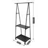 Cabideiro Arara Closet Multifuncional com Rodinhas