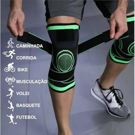 KneeCare Pro Alívio Ortopédico - Kit 2 Joelheiras de Compressão Ortopédica - Alívio para Joelho