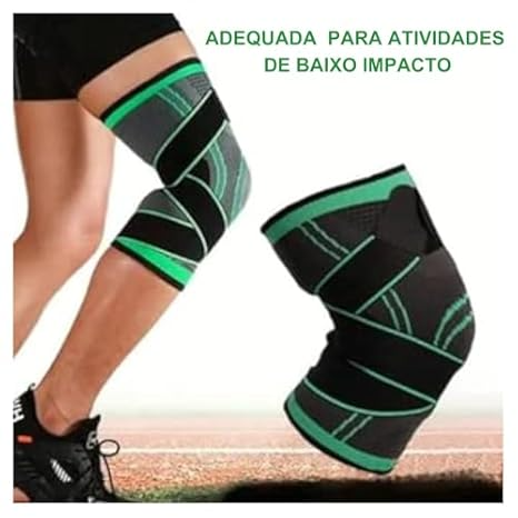 KneeCare Pro Alívio Ortopédico - Kit 2 Joelheiras de Compressão Ortopédica - Alívio para Joelho