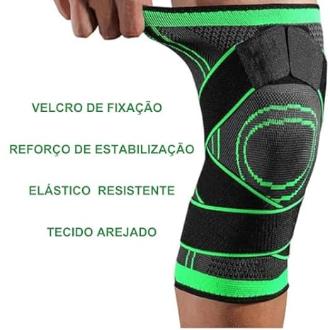 KneeCare Pro Alívio Ortopédico - Kit 2 Joelheiras de Compressão Ortopédica - Alívio para Joelho