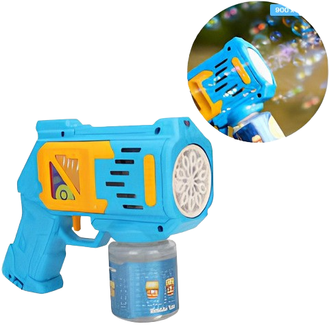Azul - Bubble Gun – Pistola de Bolhas Automática