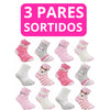 Conjunto de 6 Meias Infantis Femininas – Coloridas, Confortáveis e Duráveis