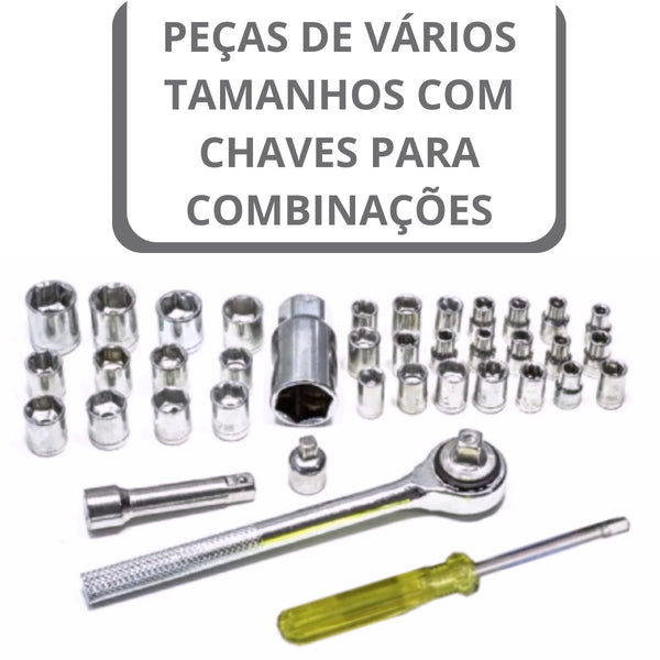 🧰 40-Piece Tool Set with Compact Case – Practicality, Durability, and Versatility in one kit