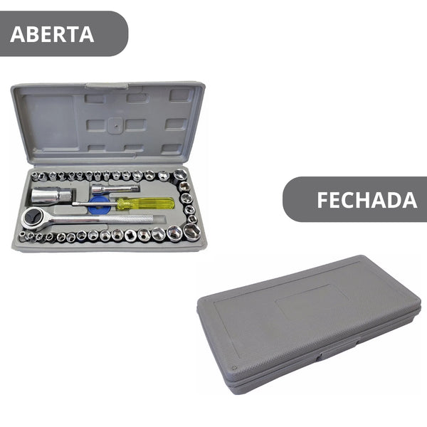 🧰 40-Piece Tool Set with Compact Case – Practicality, Durability, and Versatility in one kit