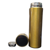 Garrafa Térmica Inteligente com LED e Termômetro Digital – 500ml - Dourado