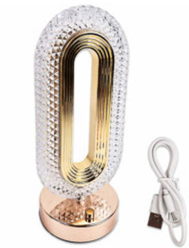 🌙 Retro Crystal LED Touch Lamp – Enchanting and Modern Illumination in One Touch