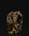 Porta-Vinho Escultura Dragão – Decoração Oriental para Bar ou Sala