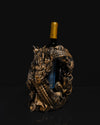 Porta-Vinho Escultura Dragão – Decoração Oriental para Bar ou Sala