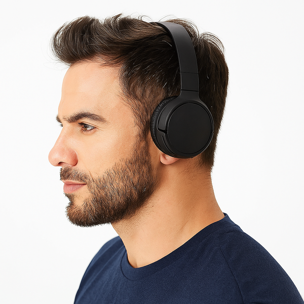 🎮 Fone de Ouvido Bluetooth Sem Fio – Som Envolvente, Conforto e Alta Performance