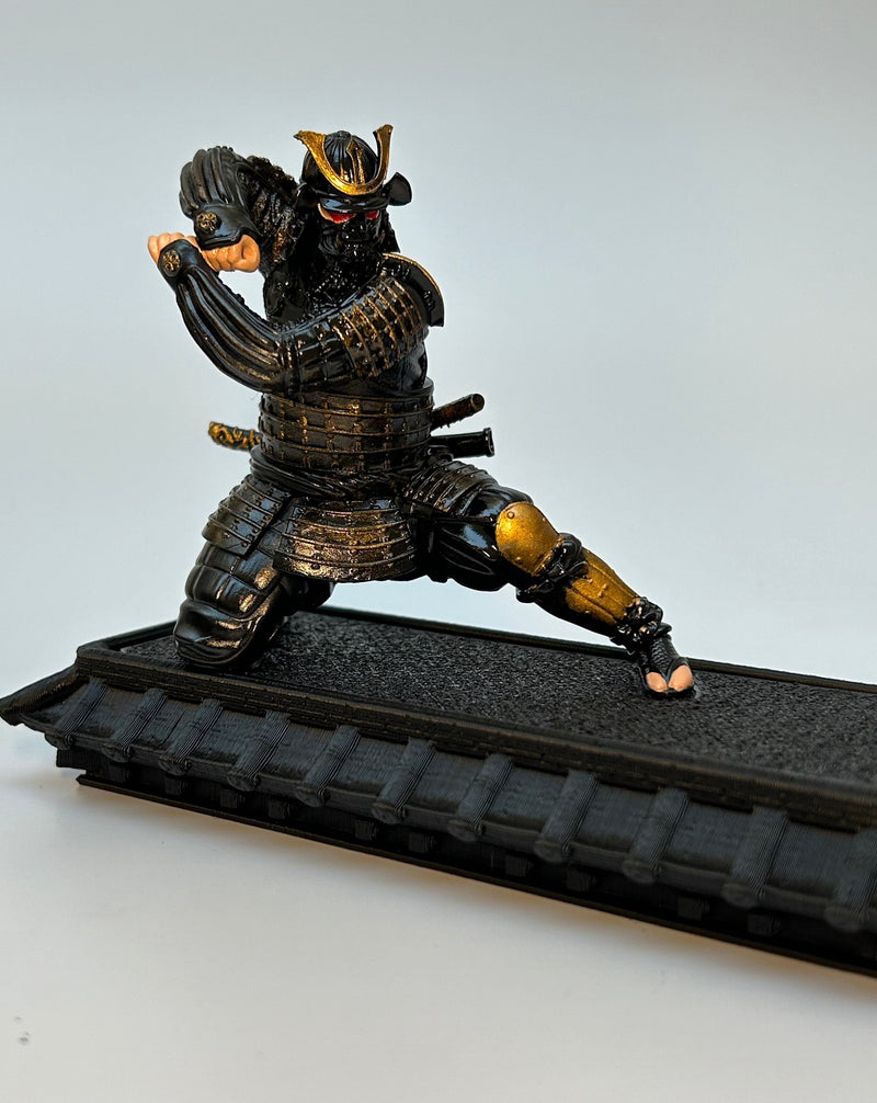 Suporte para Incenso Samurai - A Elegância do Oriente em Sua Casa - Incensário Ornamental Decoração Luta
