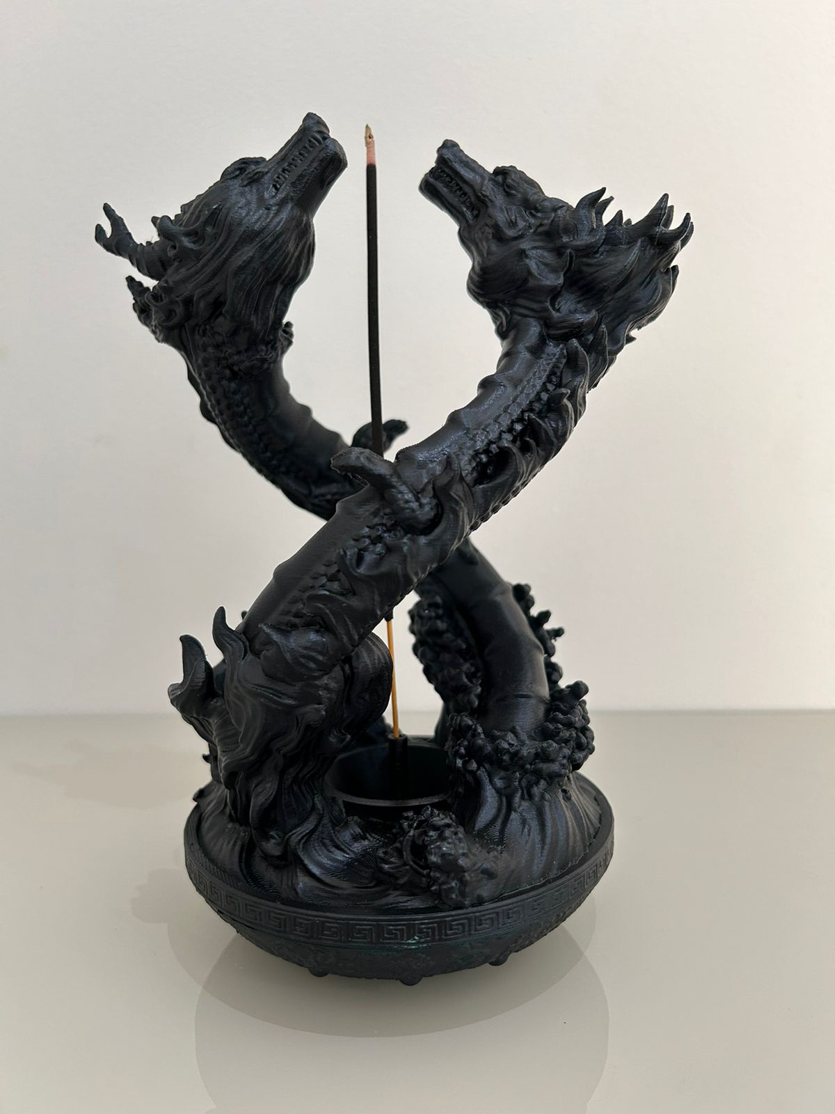 Incensário Oriental Dragão - A Elegância do Oriente em Sua Casa - Incensário Ornamental Decoração