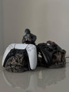 Gamer Joystick Holder - Soldier with Military Style and Barricade