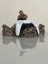 Gamer Joystick Holder - Soldier with Military Style and Barricade