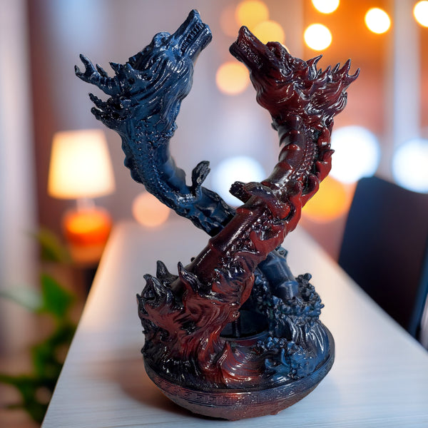 Incensário Oriental Dragão - A Elegância do Oriente em Sua Casa - Incensário Ornamental Decoração