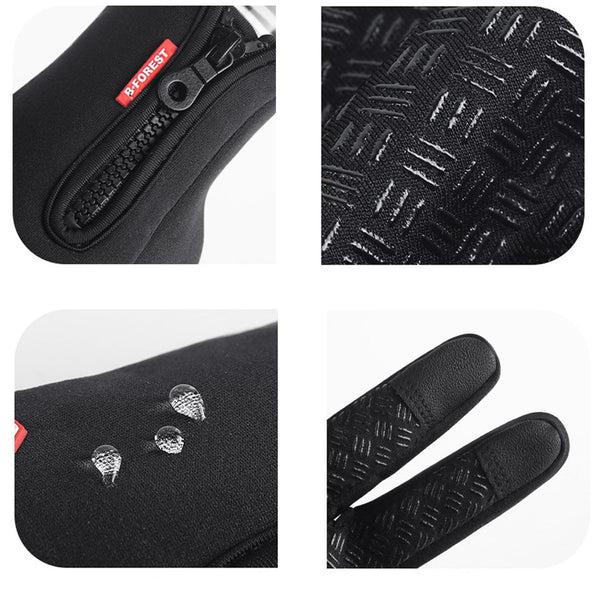 Luva Premium para Ciclismo - Flexível, Impermeável e Antiderrapante