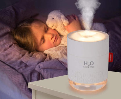 Umidificador Aromático Led/ Mini Umidificador De Ar Ultrassônico/ Difusor De Óleo De Essência Com Lâmpada Noturna LED