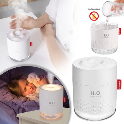 Umidificador Aromático Led/ Mini Umidificador De Ar Ultrassônico/ Difusor De Óleo De Essência Com Lâmpada Noturna LED