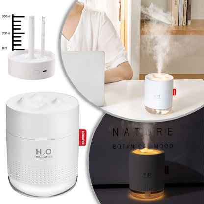 Umidificador Aromático Led/ Mini Umidificador De Ar Ultrassônico/ Difusor De Óleo De Essência Com Lâmpada Noturna LED