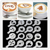 Café Criativo Magic/ Moldes Para Decorar Café Com Leite, Café Barista, Chocolate Quente E Sobremesas