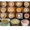 Café Criativo Magic/ Moldes Para Decorar Café Com Leite, Café Barista, Chocolate Quente E Sobremesas